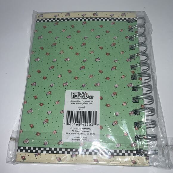 Mary Engelbreit Tea Party Journal 160 Pages Spiral Bound New in Packaging - Picture 6 of 11